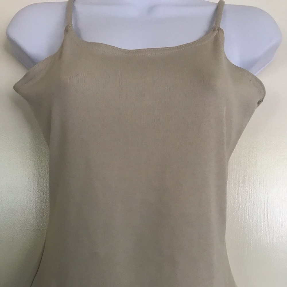 NICHE , tank top straps , tan , size S